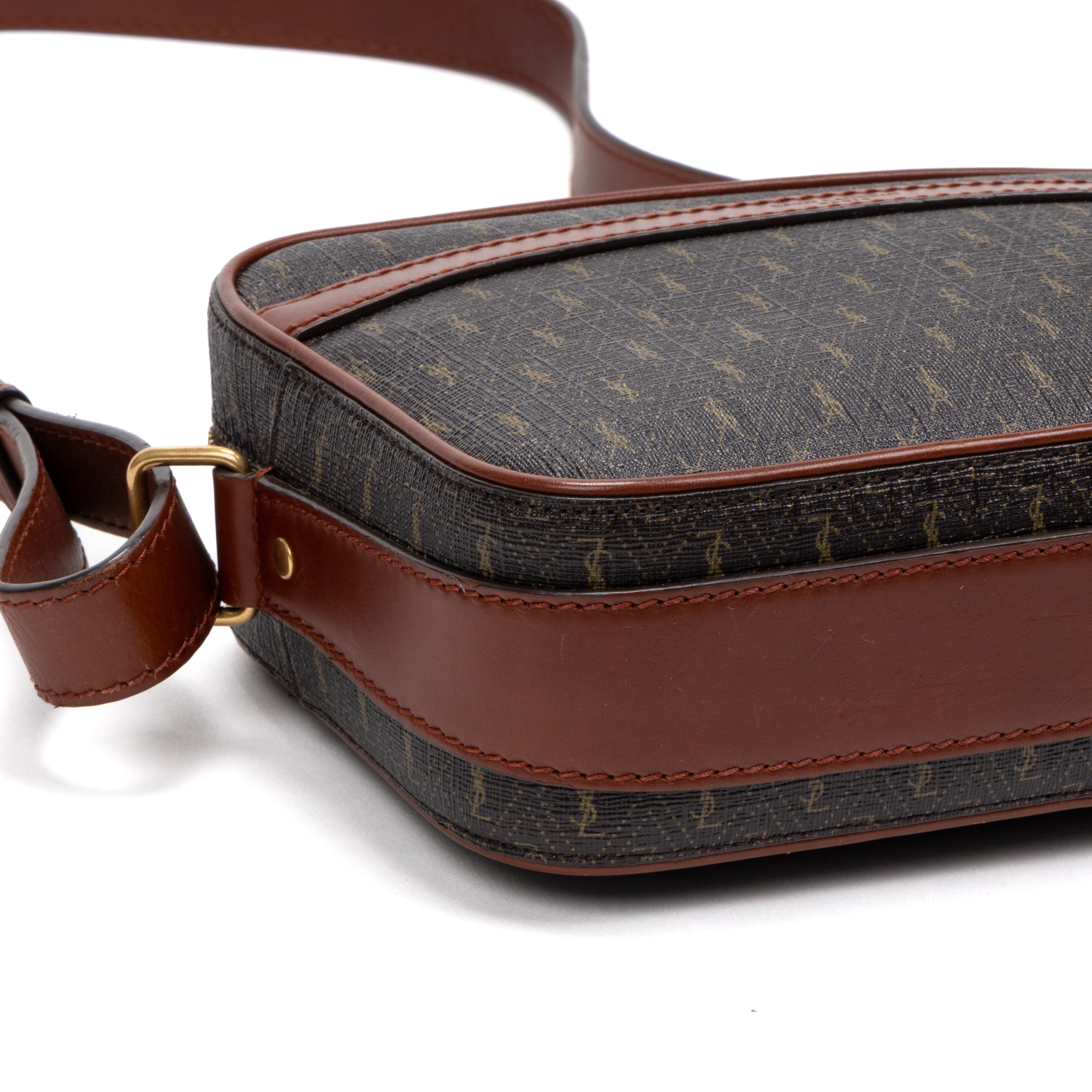 Shoulder Bag Camera Crossbody Brown Monogram Canvas