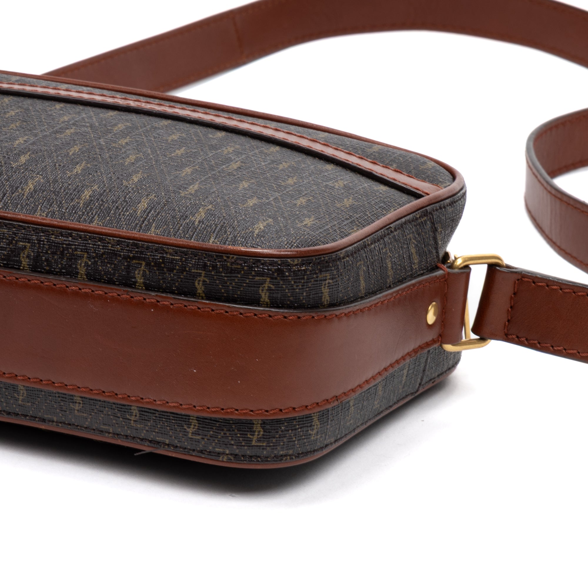 Shoulder Bag Camera Crossbody Brown Monogram Canvas