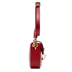 Shoulder Bag Adidas Horsebit 1955 Mini Red Calfskin Leather