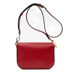 Shoulder Bag Adidas Horsebit 1955 Mini Red Calfskin Leather