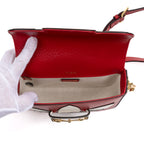 Shoulder Bag Adidas Horsebit 1955 Mini Red Calfskin Leather