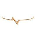 Bracelet LV Volt Upside Down Chain Bracelet Gold Au750 18K Rose Gold