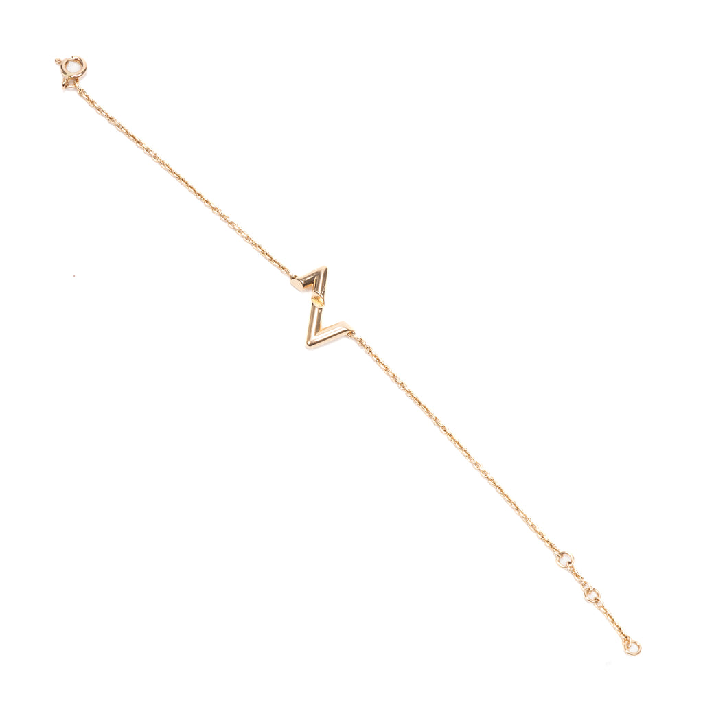 Bracelet LV Volt Upside Down Chain Bracelet Gold Au750 18K Rose Gold