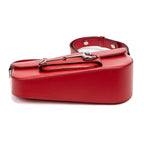 Shoulder Bag 1955 Horsebit Assymetric Small Red Calfskin Leather