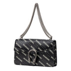 Shoulder Bag Ltd. Ed. Balenciaga The Hacker Project Dionysus Small Black Printed Calfskin Leather
