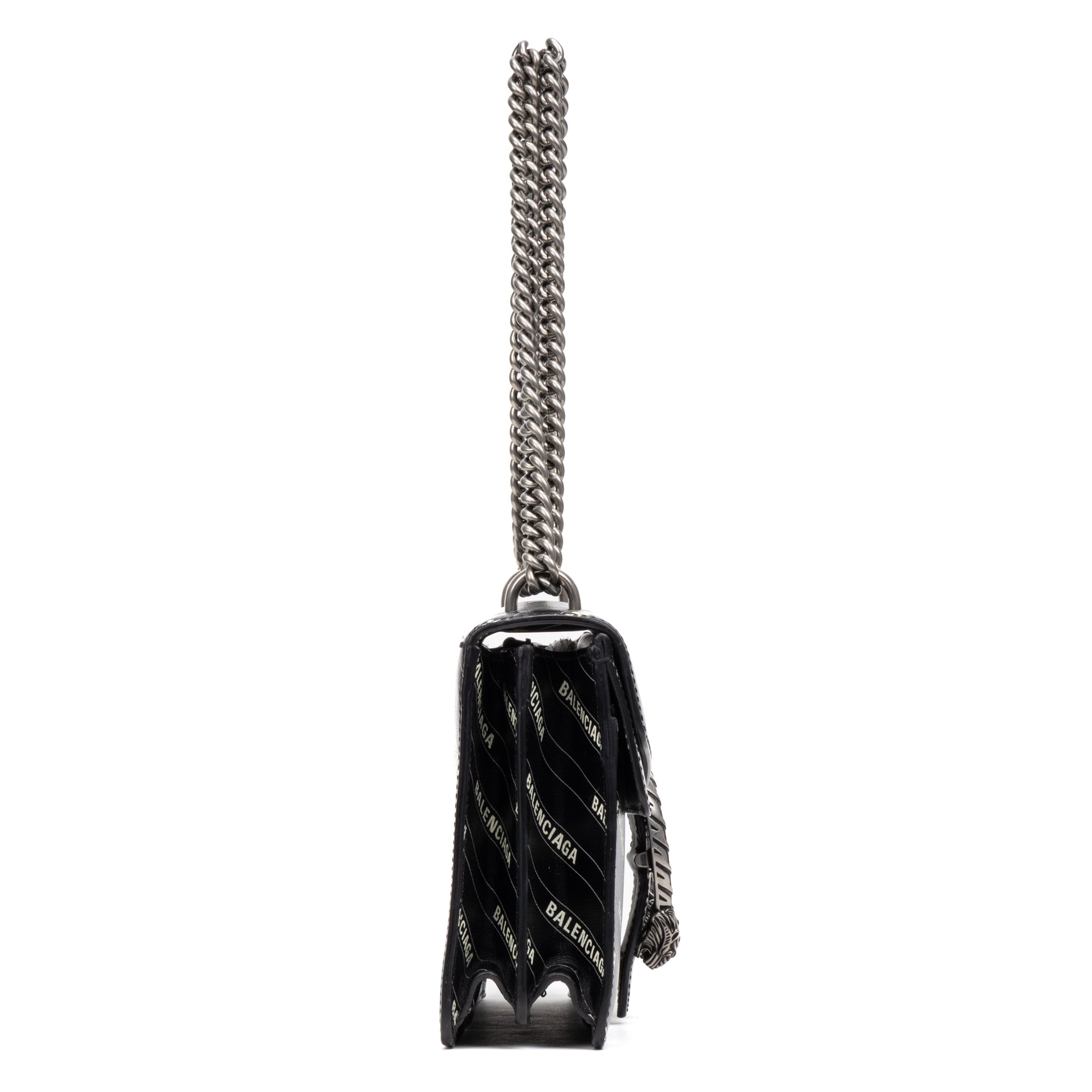 Shoulder Bag Ltd. Ed. Balenciaga The Hacker Project Dionysus Small Black Printed Calfskin Leather