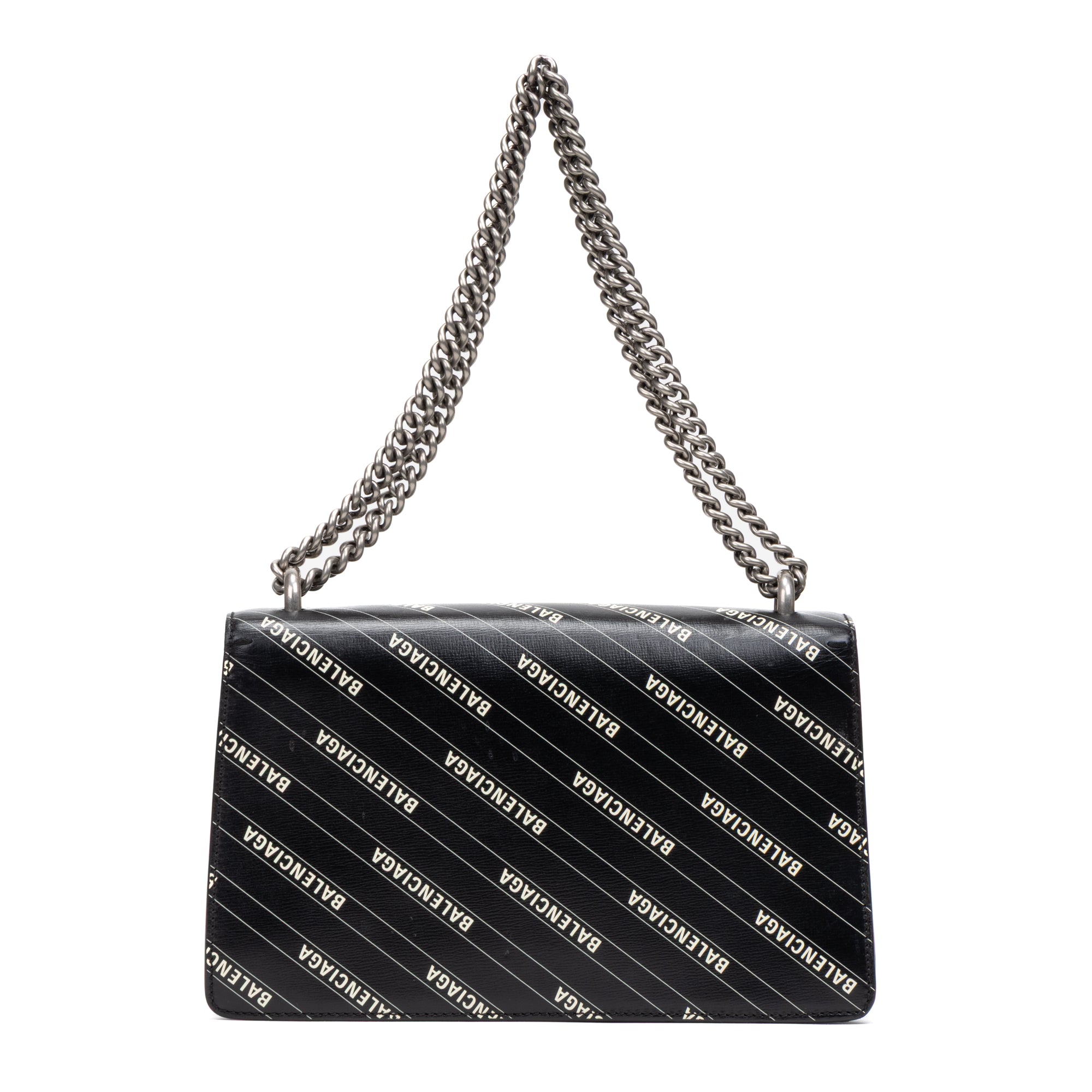 Shoulder Bag Ltd. Ed. Balenciaga The Hacker Project Dionysus Small Black Printed Calfskin Leather