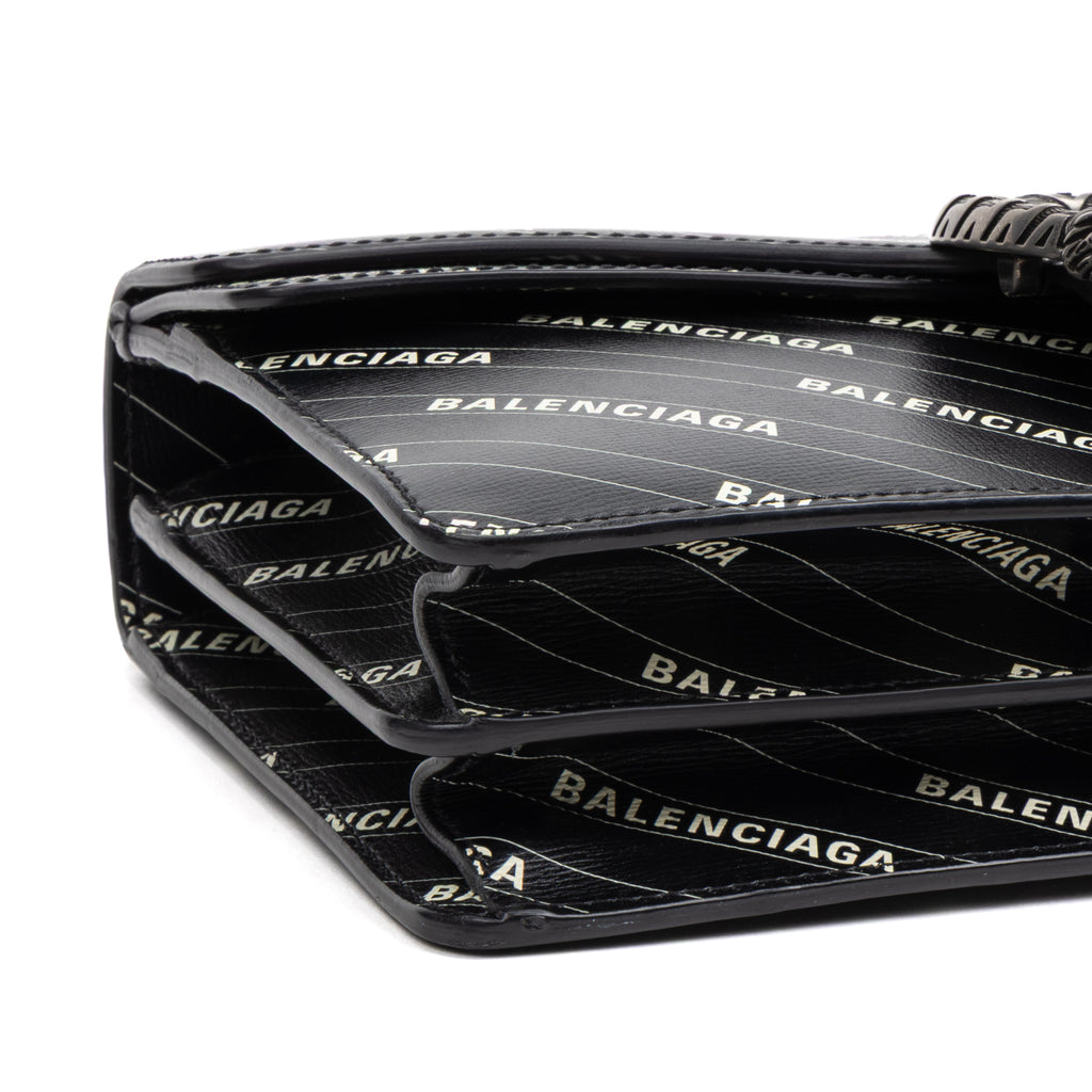 Shoulder Bag Ltd. Ed. Balenciaga The Hacker Project Dionysus Small Black Printed Calfskin Leather