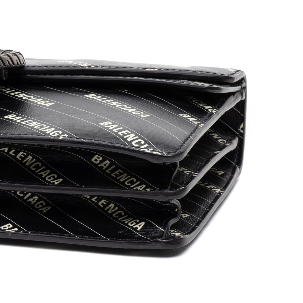 Shoulder Bag Ltd. Ed. Balenciaga The Hacker Project Dionysus Small Black Printed Calfskin Leather