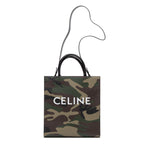 Shoulder Bag Camouflage Vertical Cabas Tote Medium Kakhi Camouflage Canvas