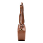 Shoulder Bag Triomphe Oval Crossbody Small Brown Woven canvas