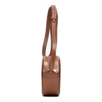 Shoulder Bag Triomphe Oval Crossbody Small Brown Woven canvas