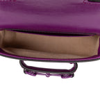 Shoulder Bag Horsebit 1955 Mini Purple Calfskin Leather