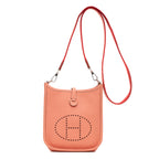 Shoulder Bag Evelyne III TPM Rose Texas Clemence Leather
