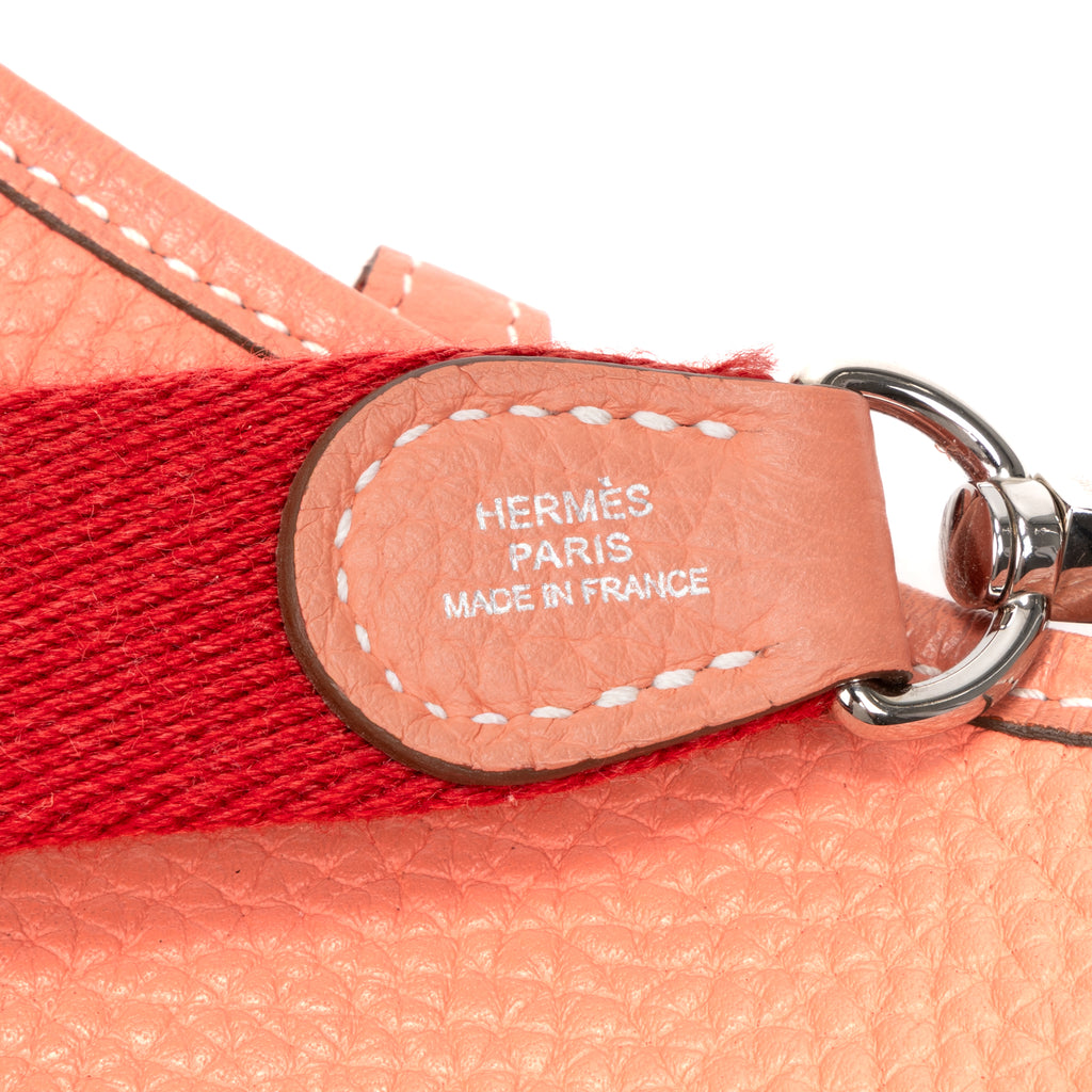 Shoulder Bag Evelyne III TPM Rose Texas Clemence Leather