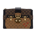 Shoulder Bag Ltd. Ed. Trunk Clutch Reverse Monogram Small Brown Monogram Canvas