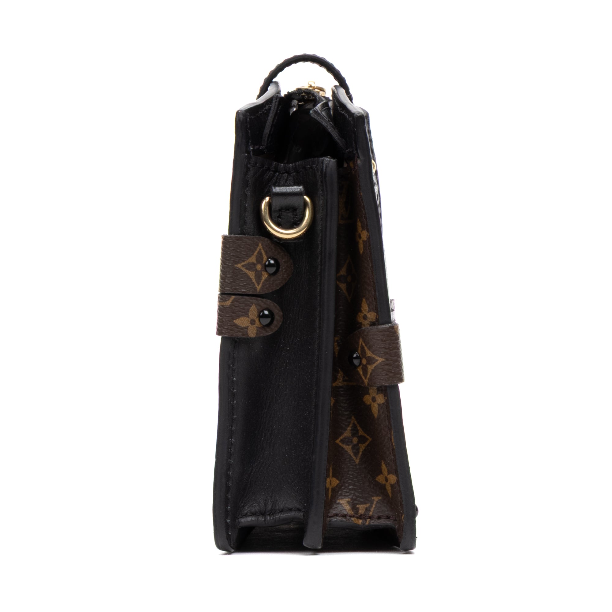 Shoulder Bag Ltd. Ed. Trunk Clutch Reverse Monogram Small Brown Monogram Canvas