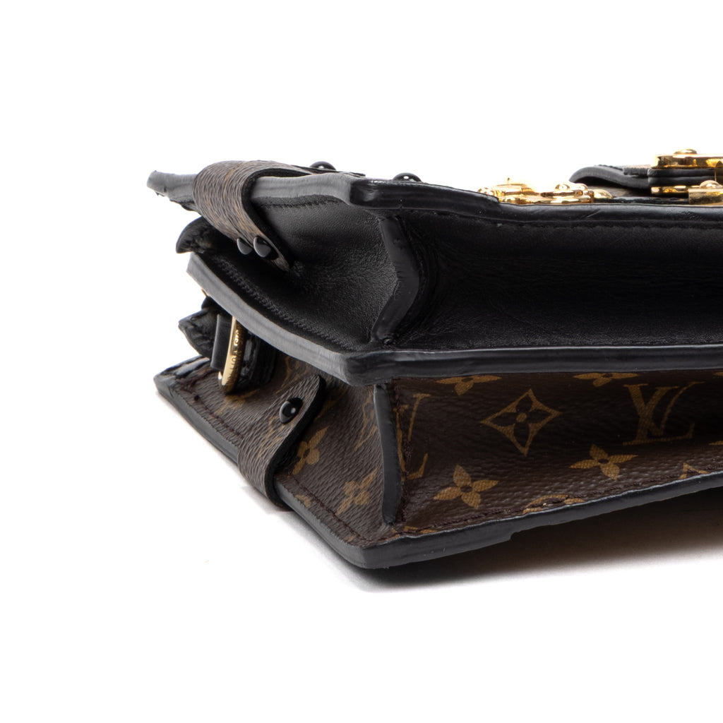 Shoulder Bag Ltd. Ed. Trunk Clutch Reverse Monogram Small Brown Monogram Canvas