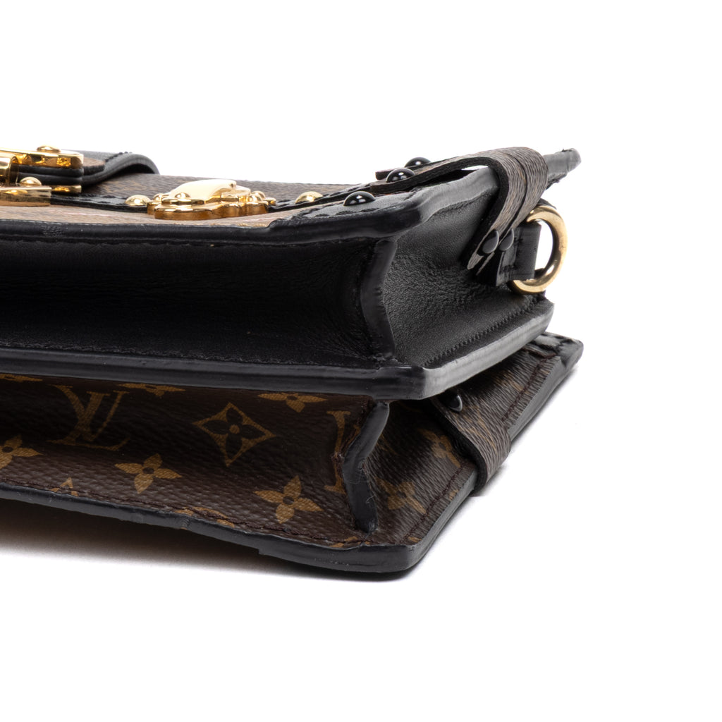 Shoulder Bag Ltd. Ed. Trunk Clutch Reverse Monogram Small Brown Monogram Canvas
