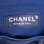 Backpack Urban Spirit Backpack Large Blue Quilted Lambskin