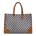Handbag Horizontal Cabas Tote Brown Triomphe Canvas