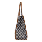 Handbag Horizontal Cabas Tote Brown Triomphe Canvas