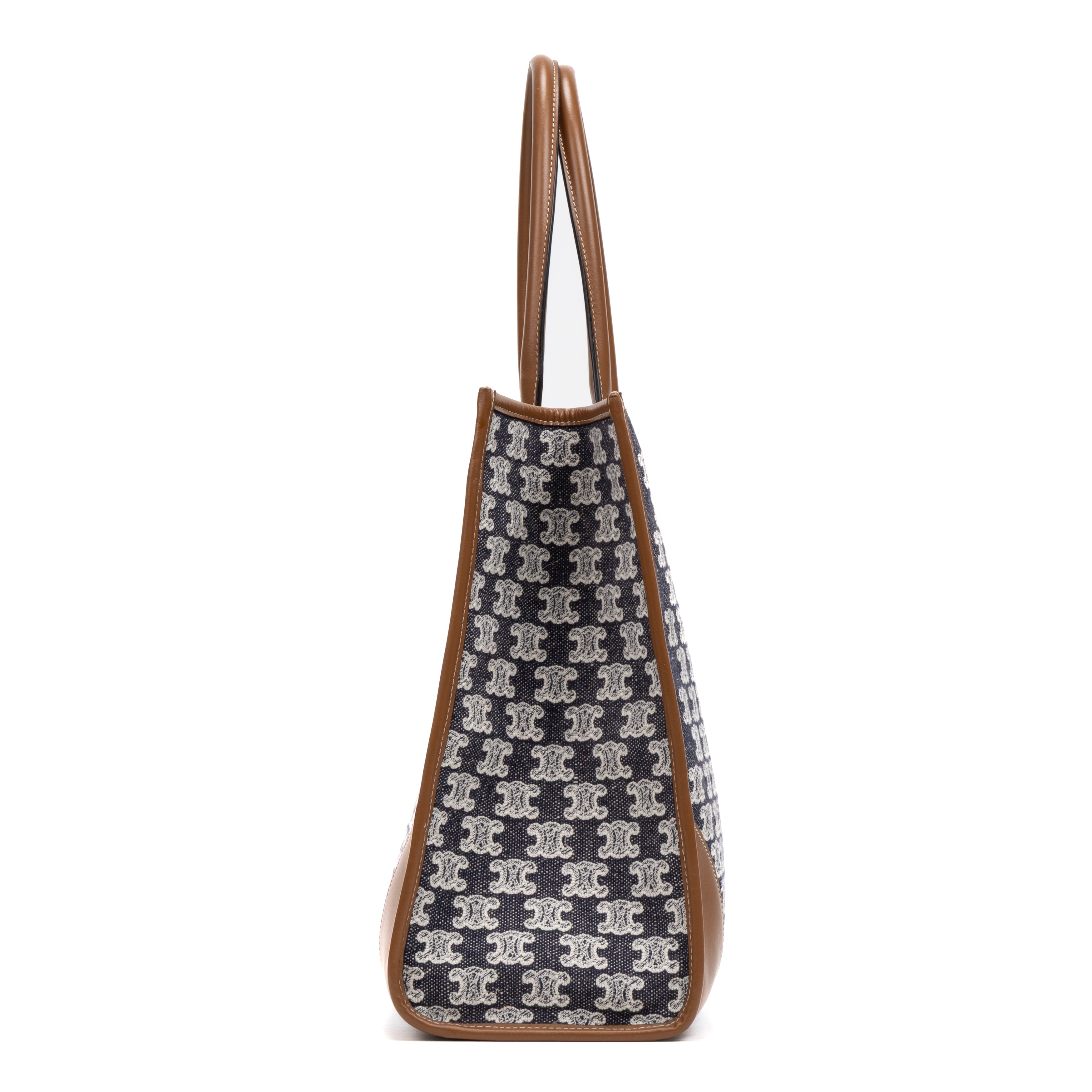 Handbag Horizontal Cabas Tote Brown Triomphe Canvas