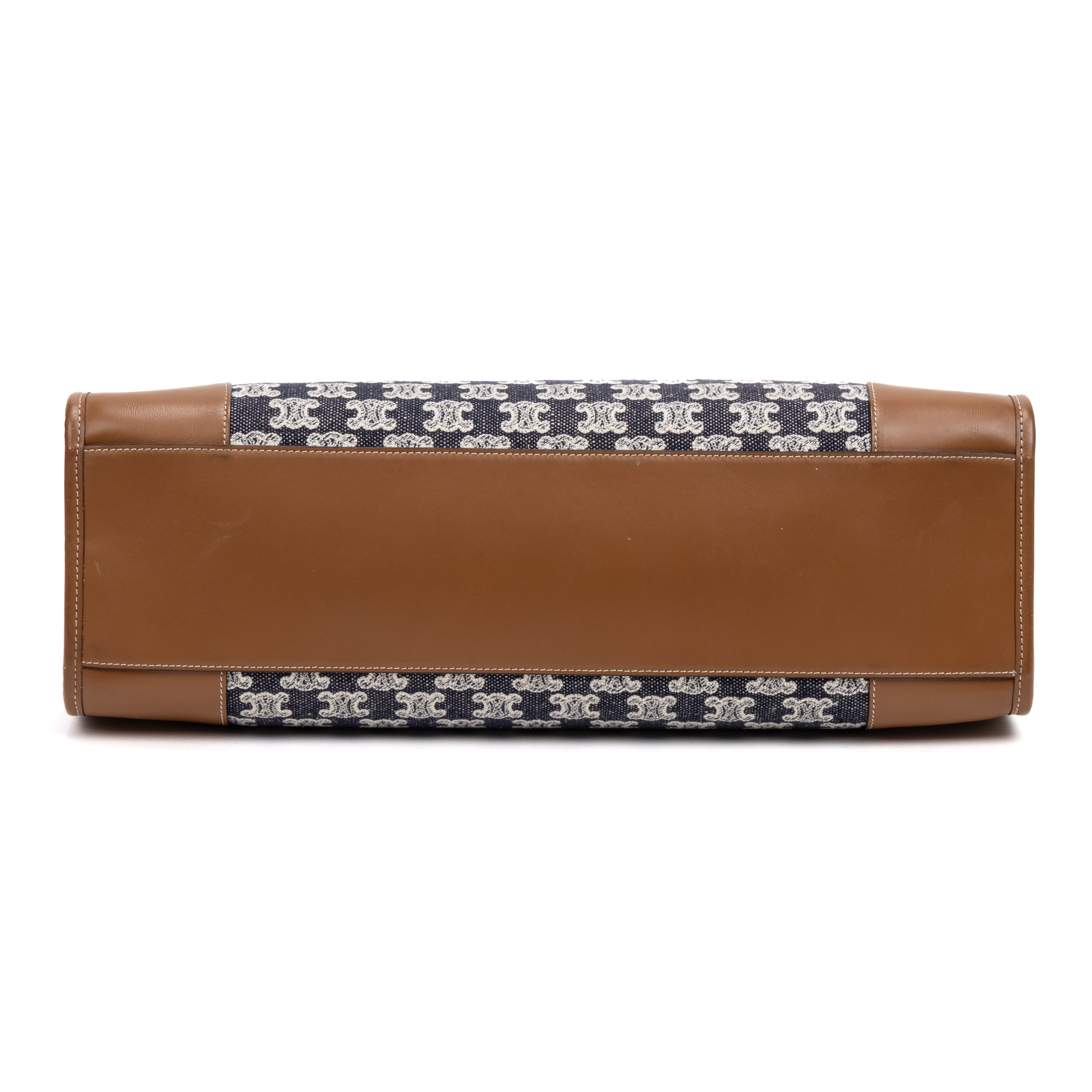 Handbag Horizontal Cabas Tote Brown Triomphe Canvas