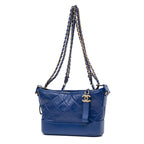 Shoulder Bag Gabrielle Hobo Bag Small Blue Quilted Age Lambskin
