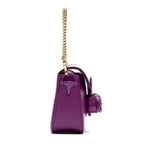 Shoulder Bag Horsebit 1955 Mini Purple Calfskin Leather