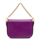 Shoulder Bag Horsebit 1955 Mini Purple Calfskin Leather