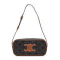 Shoulder Bag Triomphe Camera Bag Small Brown Triomphe Coated Canvas