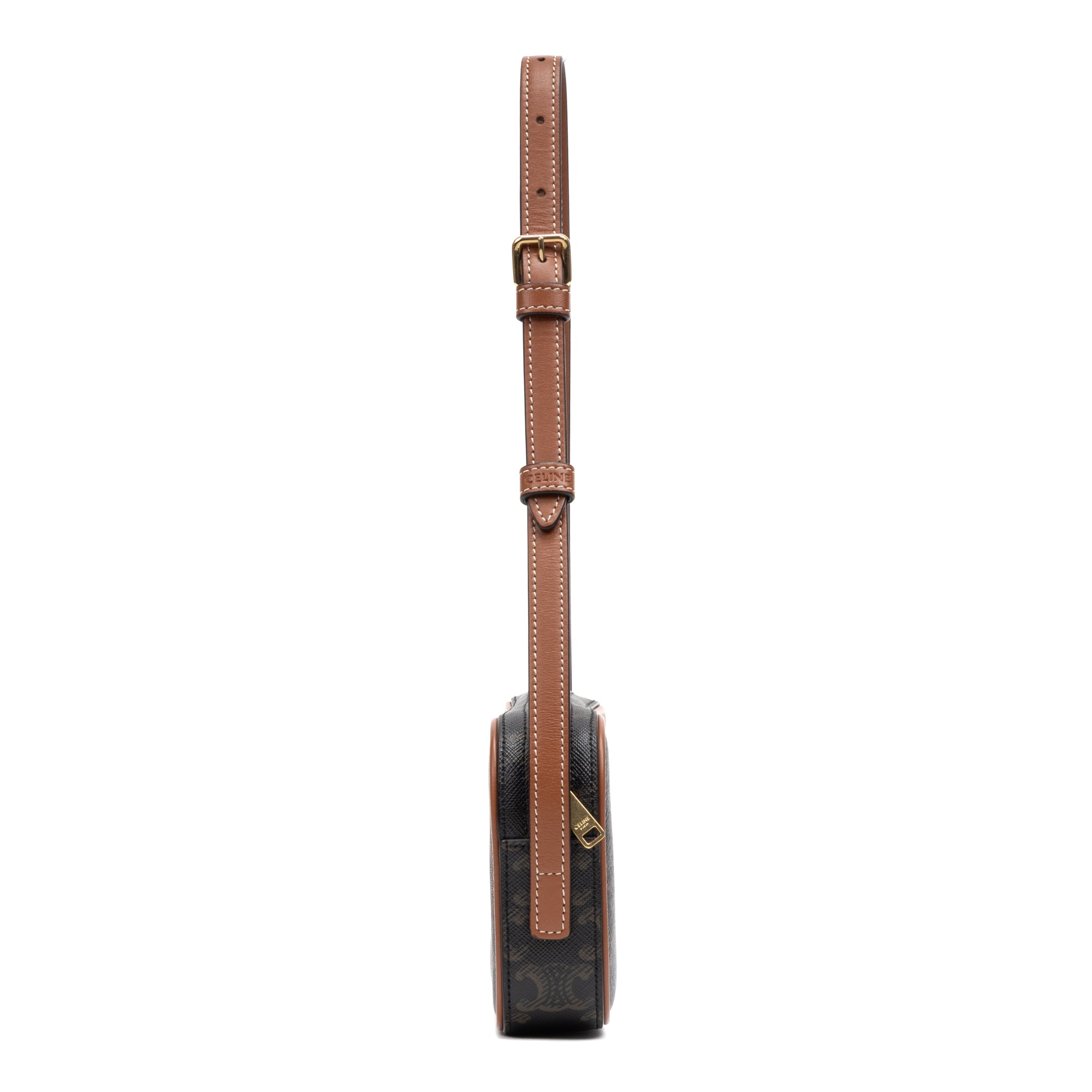 Shoulder Bag Triomphe Camera Bag Small Brown Triomphe Coated Canvas