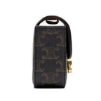 Crossbody Triomphe Pochette Crossbody Mini Brown Triomphe Coated Canvas