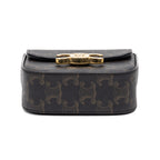 Crossbody Triomphe Pochette Crossbody Mini Brown Triomphe Coated Canvas
