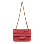 Shoulder Bag 2.55 Reissue Flap Bag Mini Pink Quilted Tweed Canvas