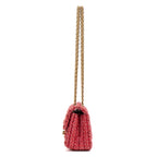 Shoulder Bag 2.55 Reissue Flap Bag Mini Pink Quilted Tweed Canvas
