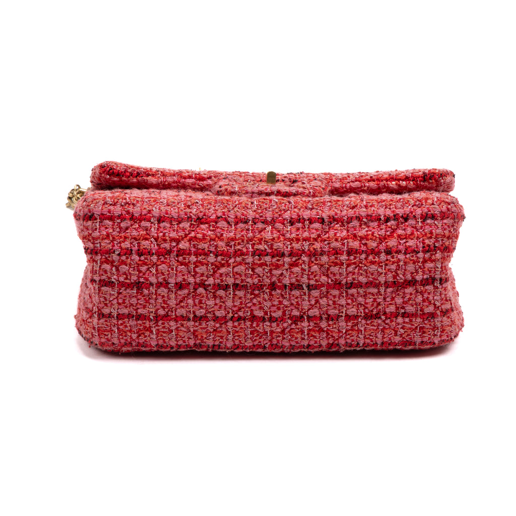 Shoulder Bag 2.55 Reissue Flap Bag Mini Pink Quilted Tweed Canvas