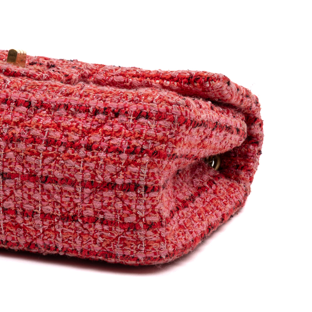 Shoulder Bag 2.55 Reissue Flap Bag Mini Pink Quilted Tweed Canvas