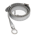 Shoulder Bag Selleria Peekaboo Medium Grey Pebbled Calfskin Leather