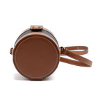 Shoulder Bag Triomphe Tambour Crossbody Small Brown Triomphe Coated Canvas