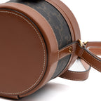 Shoulder Bag Triomphe Tambour Crossbody Small Brown Triomphe Coated Canvas