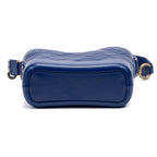 Shoulder Bag Gabrielle Hobo Bag Small Blue Quilted Aged Calfskin Leather