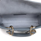 Shoulder Bag Micro Lady Dior Joy Micro Light Blue Quilted Cannage Lambskin