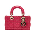 Shoulder Bag Micro Lady Dior Joy Micro Pink Quilted Cannage Lambskin