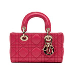 Shoulder Bag Micro Lady Dior Joy Micro Pink Quilted Cannage Lambskin