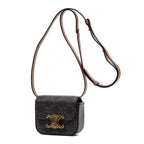 Shoulder Bag Triomphe Camera Bag Mini Brown Triomphe Coated Canvas