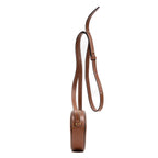 Shoulder Bag Triomphe Oval Crossbody Small Brown Woven Canvas