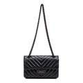 Shoulder Bag Rare 2.55 Reissue Flap Bag So Black Mini Black Aged Quilted Chevron Leather