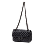 Shoulder Bag Rare 2.55 Reissue Flap Bag So Black Mini Black Aged Quilted Chevron Leather